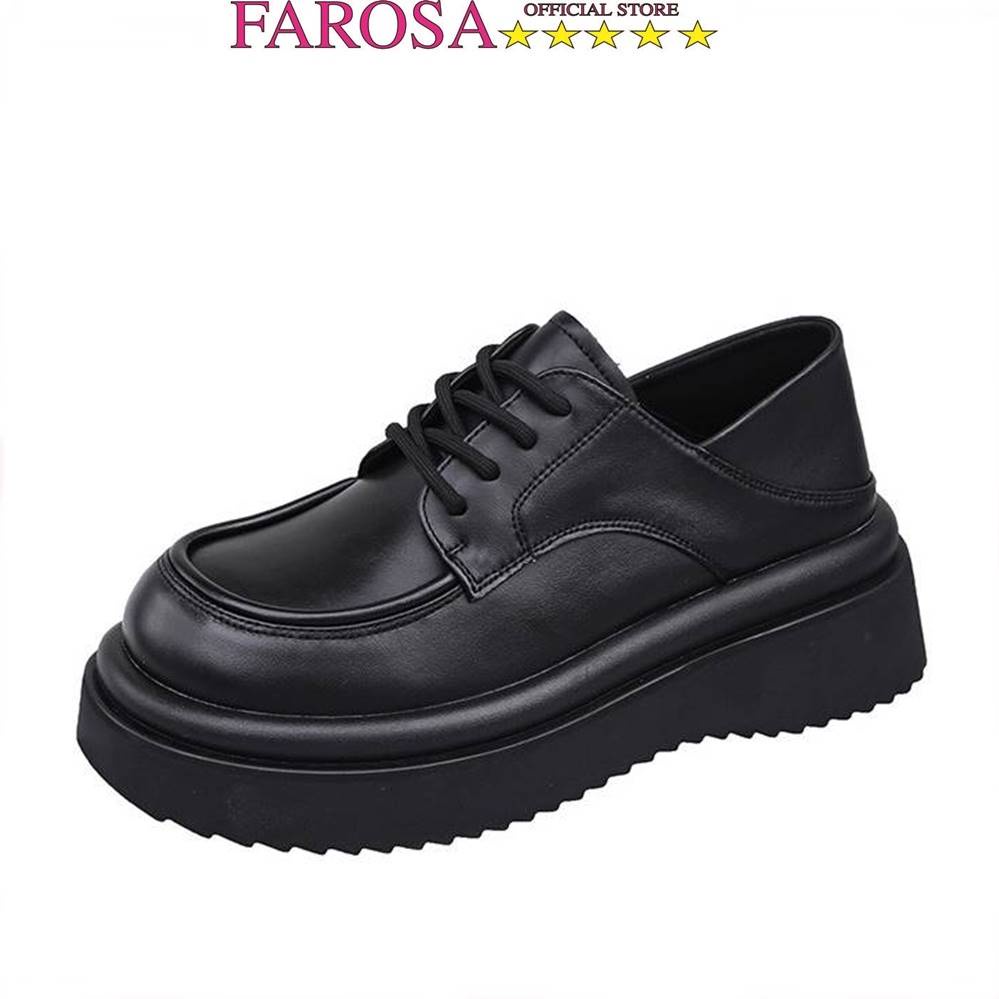 Giày oxford nữ Ulzzang FAROSA - TK39 phong cách hàn quốc đế cao 4cm chất da mềm siêu hót