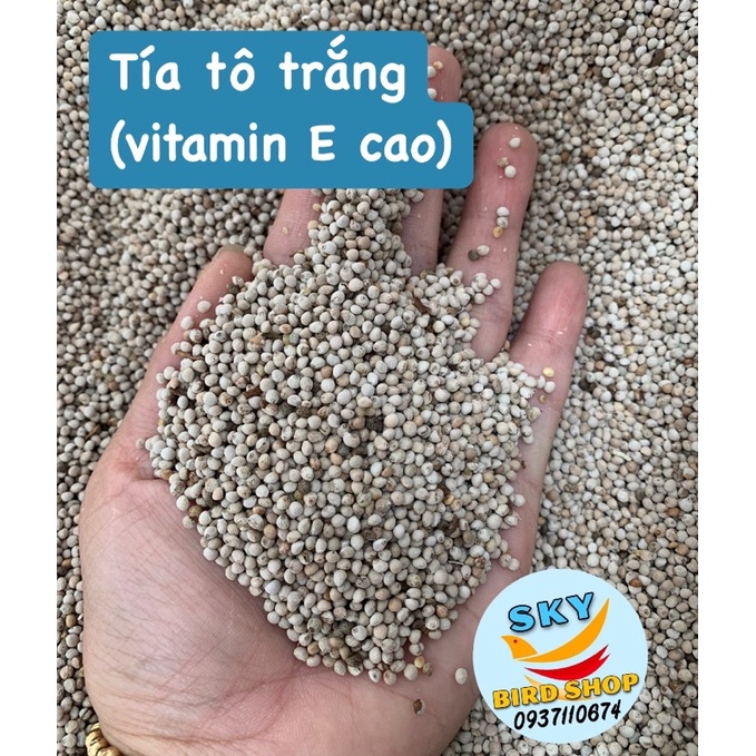 Hạt tía tô trắng 500gr và 1kg bổ sung dinh duong cho chim sinh sản