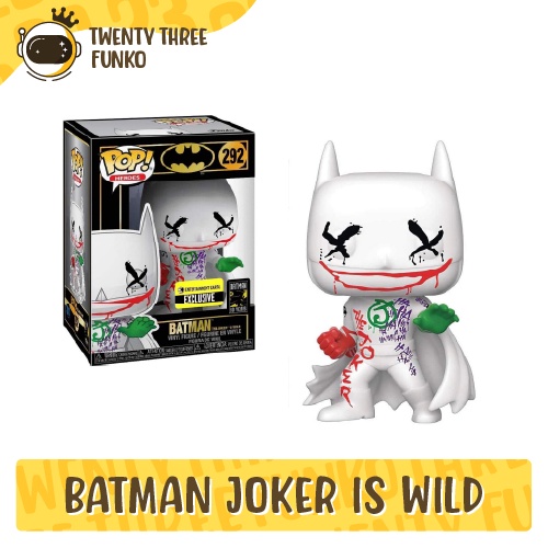 Mô hình Funko Pop • Jokers Wild Batman 292 • Batman 80th (EE Exclusive) |  Shopee Việt Nam