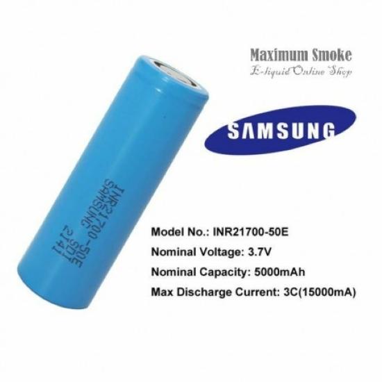 Pin 21700 Samsung INR21700-50E 5000mAh xả 10A