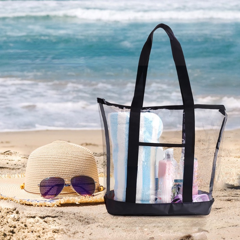 Túi Đựng Đồ Đi Biển Bằng PVC Trong Suốt Tiện Dụng