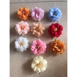 đầu bông cúc pháp dùng cắm bình bông, trang trí hộp quà- hoa giả, hoa vải lụa