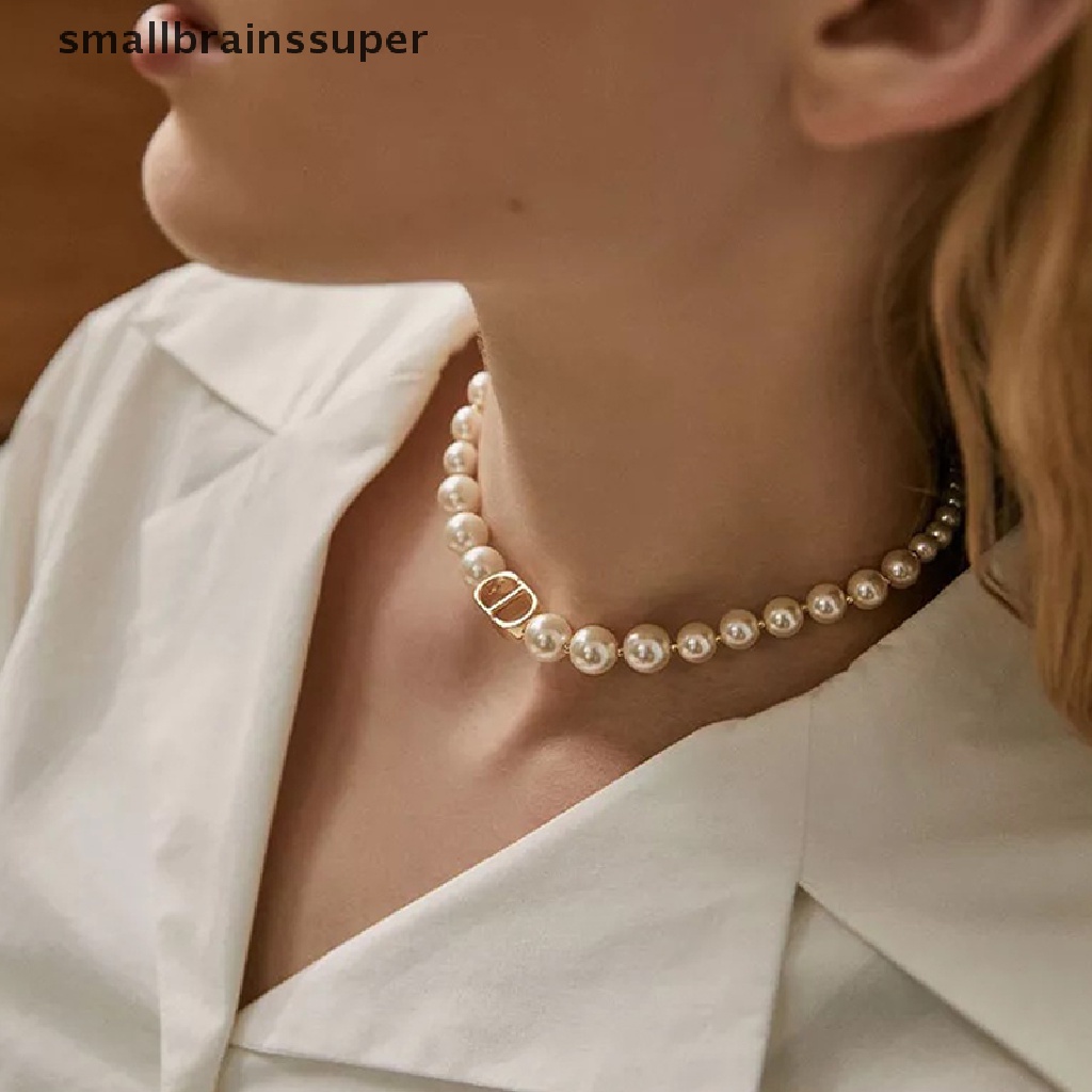 Vòng Cổ Choker Đính Ngọc Trai Hình Đĩa CD Phong Cách Bohemian Thời Trang Cho Nữ