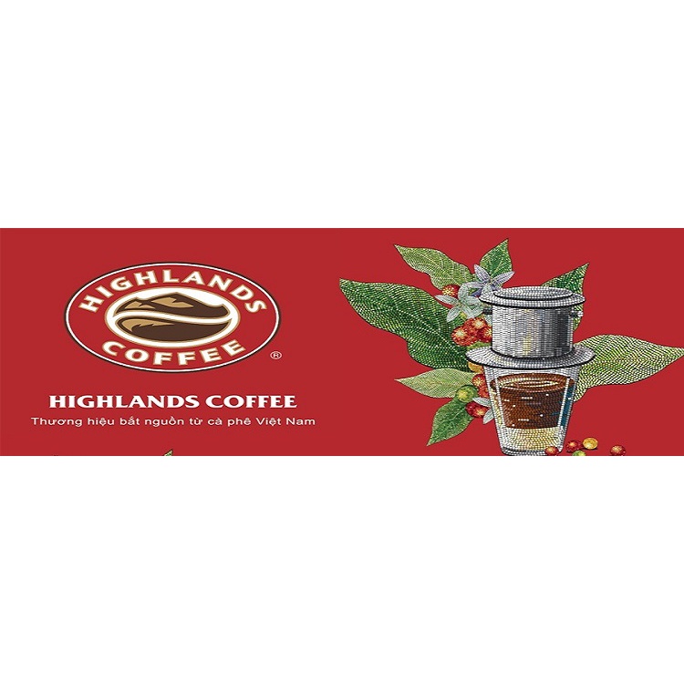 Cà phê hạt Full City Roast Highland Coffee 1kg - độ rang vừa