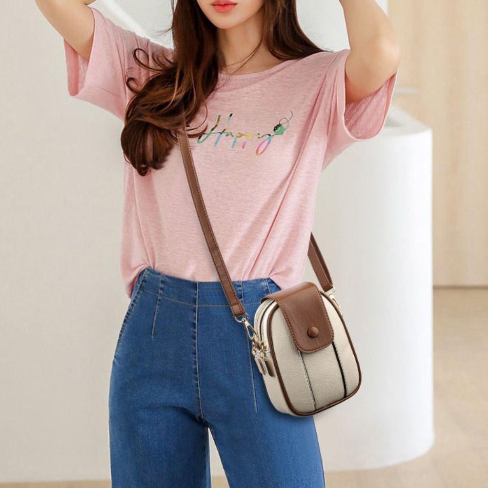 1 Túi Xách Nữ Da PU Dạng Ví Đựng Điện Thoại