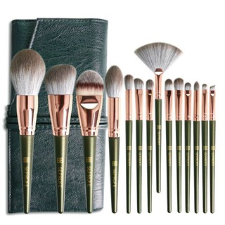 [Hàng mới về] Set 14 Cọ Trang Điểm Chuyên Nghiệp Kèm Túi Đựng Xem Kỹ Phân Loại