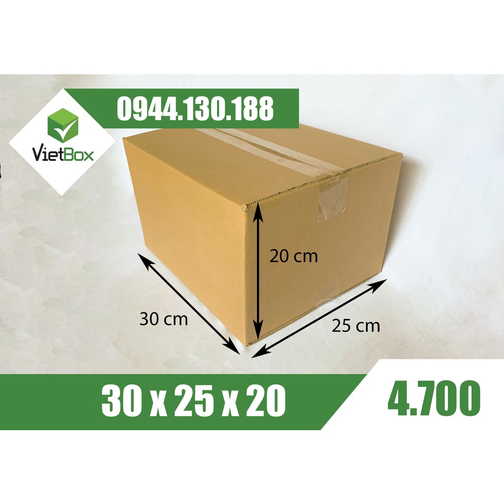 20 hộp carton 30*25*20