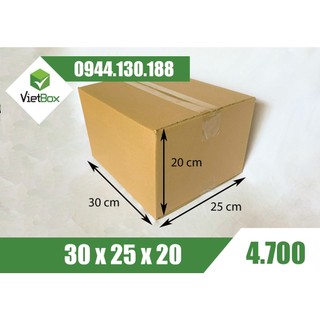 20 hộp carton 30*25*20