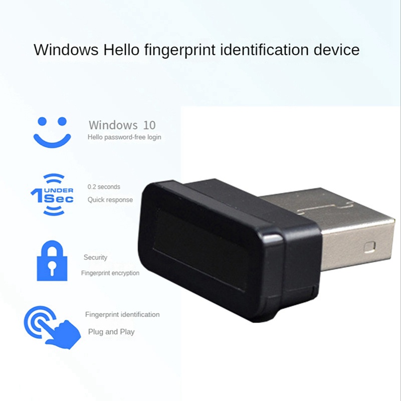 1 PCS Di động Đa chức năng cho Thiết bị mô-đun đọc vân tay MINI USB cho Windows 10 Khóa bảo mật sinh trắc học Hello