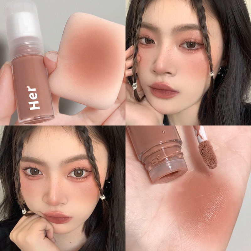 yakult Phấn má hồng dạng lỏng HERORANGE chống thấm nước trang điểm tự nhiên