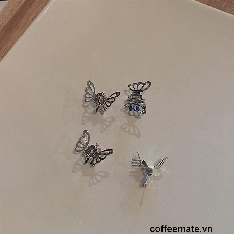 【coffeemate】⚡ Kẹp Tóc Hình Bướm Nhỏ Bằng Kim Loại Dễ Thương Thanh Lịch Phong Cách Hàn Quốc Cho Nữ Sinh