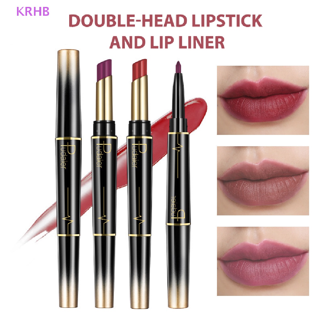 Son Môi KRHB 2 Trong 1 Chống Thấm Nước Và Lâu Trôi Cao Cấp