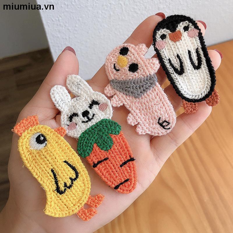 miumiuaKẹp tóc hình động vật hoạt hình dễ thương phong cách Hàn Quốc cho nữ