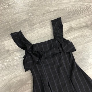 Đầm MX Caro Đen Bèo Ngực KAMI