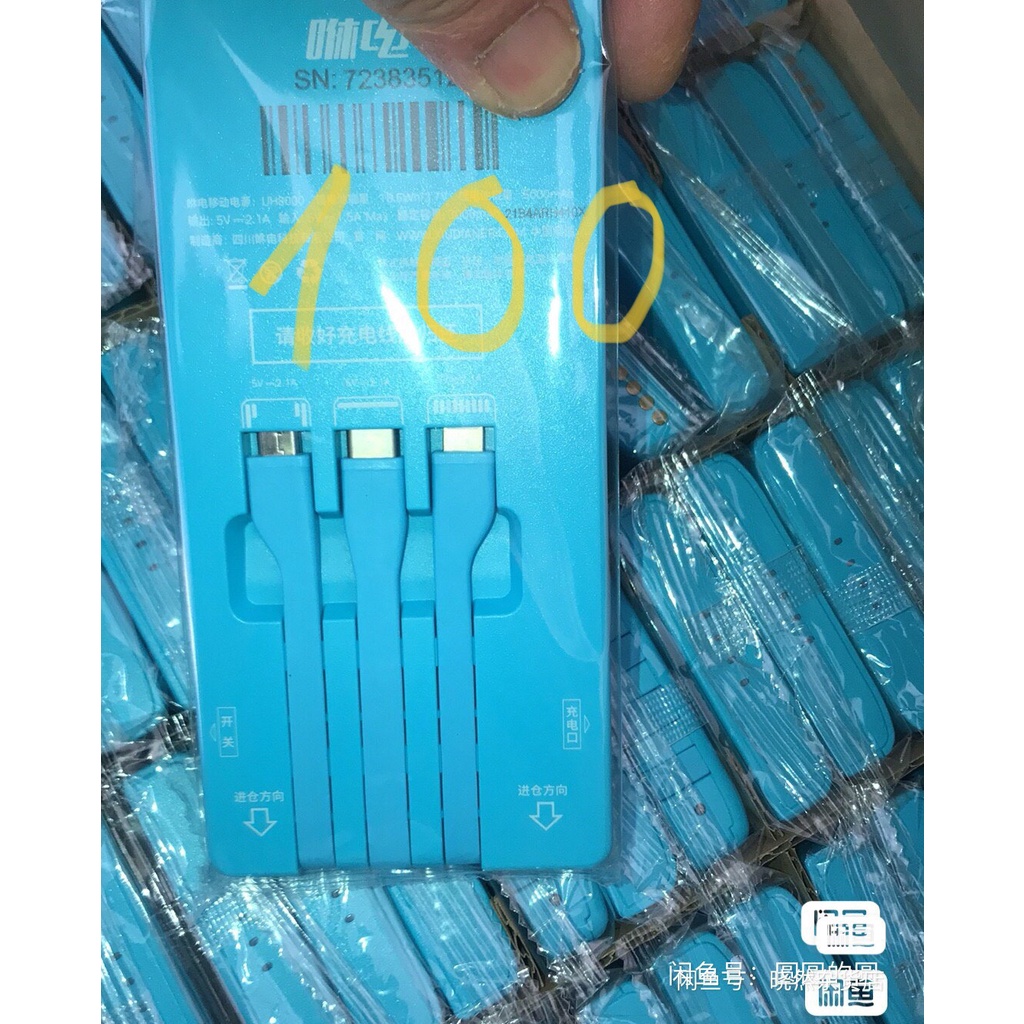 Sạc dự phòng 5000mah,Pin dự phònghàng likenew 99,9999999%