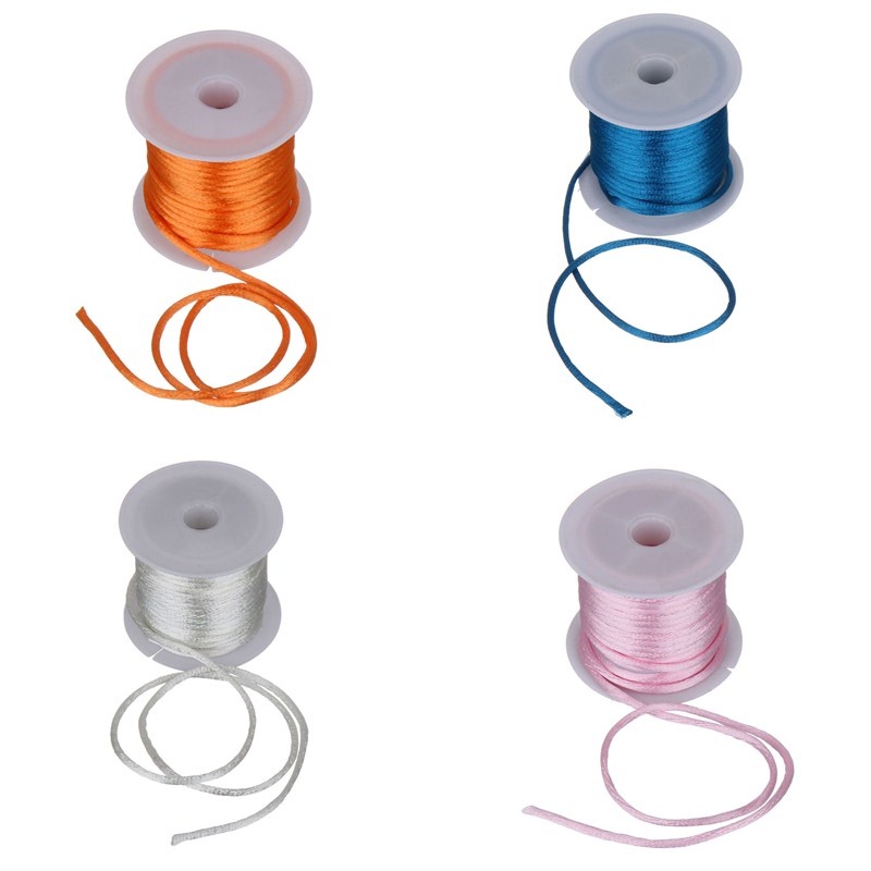 1 Cuộn Dây Macrame Thắt Nút Dài 4M Dùng Làm Vòng Đeo Tay / Vòng cổ DIY
