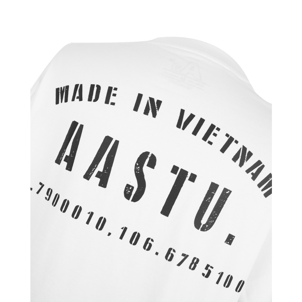 ÁO THUN AA STU IN LOGO VINTAGE - AA STU BOXY VINTAGE LOGO - BLACK ; WHITE // Aastudio