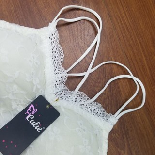 BRA REN CHÉO LƯNG (mã 561), Màu trắng, Dưới 52kg