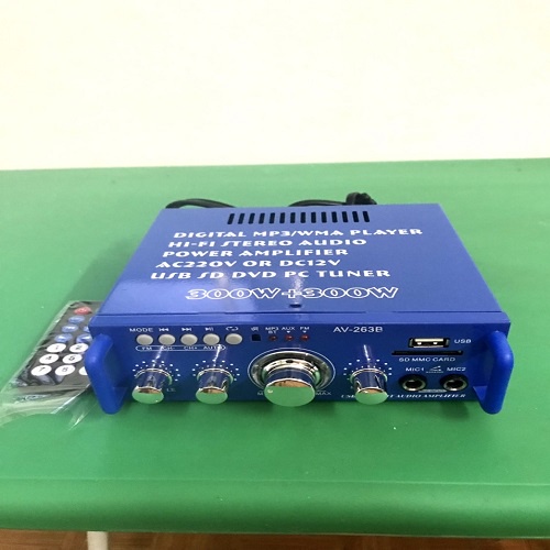 Amply mini bluetooth AV-263B hàng chính hãng loại 1