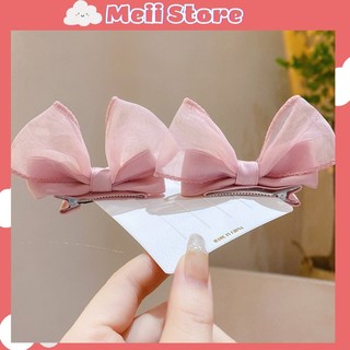 Nơ kẹp tóc tiểu thư [Set 2 chiếc] FreeShip Extra