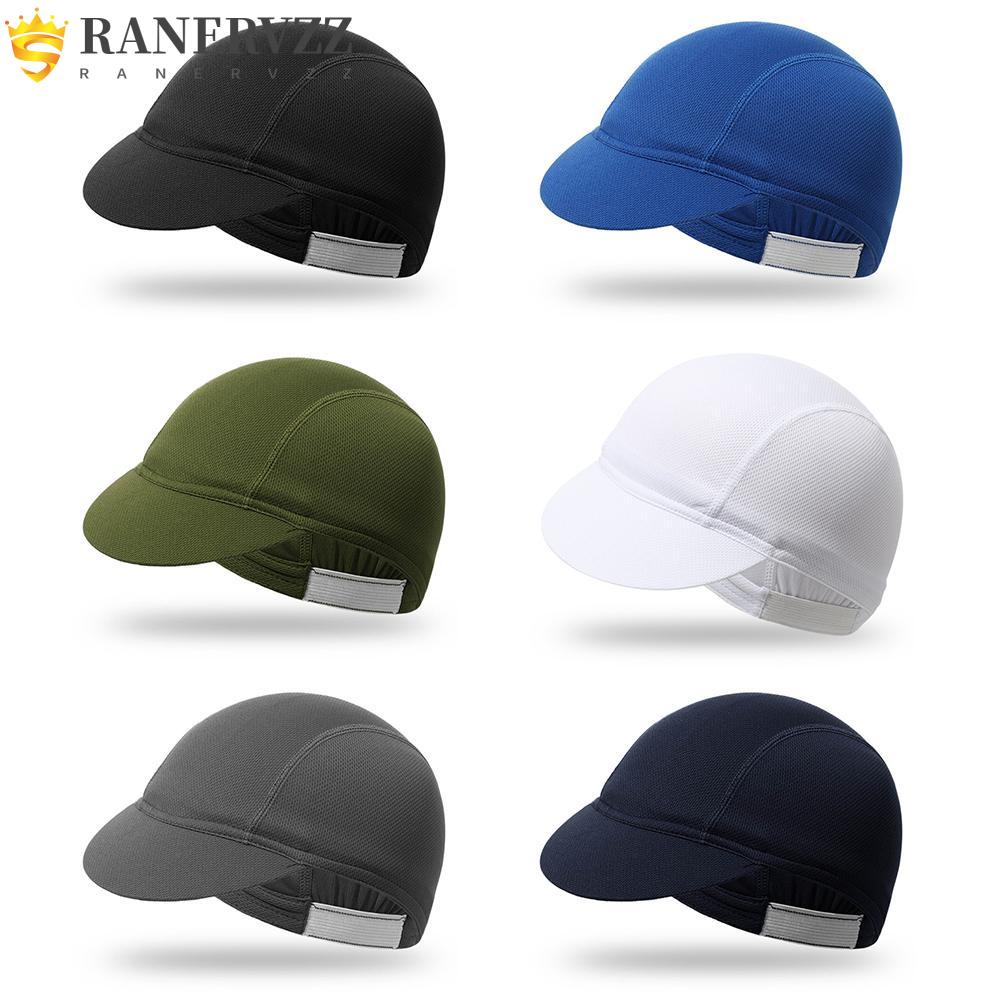 Nón Lưỡi Trai Bằng Vải Lưới Màu Trơn Mau Khô Dành Cho Đạp Xe RANERVZZ