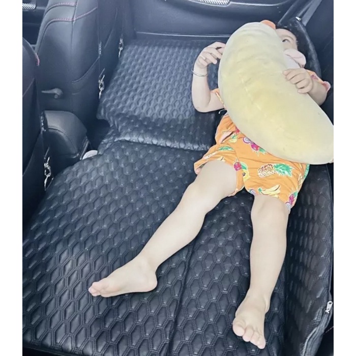 Nệm xe ô tô, Đệm giường ngủ ô tô Loại 1  - May chỉ 3 đường chắc chắn nệm êm ái phù hợp khi đi chơi xa.giã ngoại