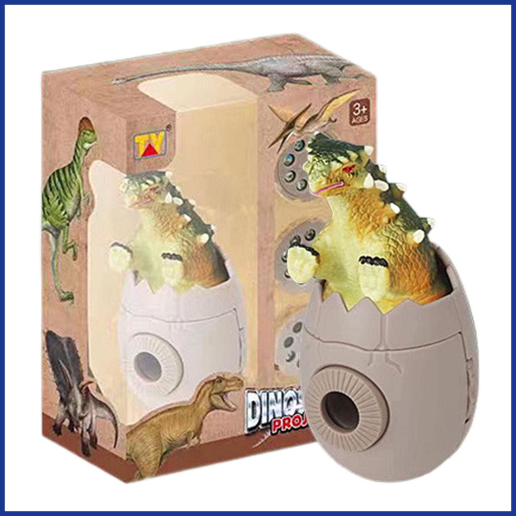 Đèn LED Chiếu Hình Trứng Khủng Long Hoạt Hình Sáng Tạo Trang Trí Phòng Ngủ