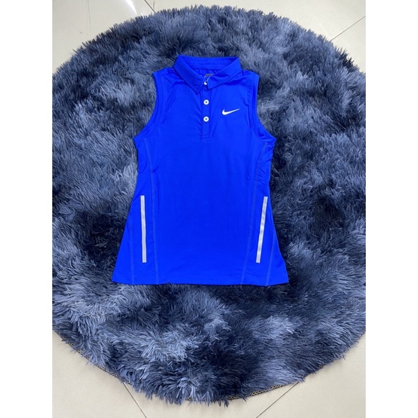 Áo sát nách có cổ nữ chơi thể thao gôn, tenit, cầu lông, bóng chuyền, đi chơi, đi làm