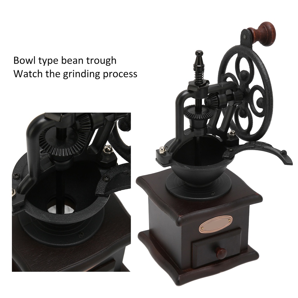 Có thể bán buôn Máy Xay Cà Phê Bằng Tay Chuyên Nghiệp Cầm Cổ Điển Cho Nhà Hàng Phương Tây Các Quán Westvirginia058 Hàng giao ngay