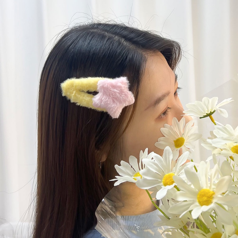 Kẹp Tóc Ngôi Sao Màu Kẹo Ngọt Dành Cho Bé Gái