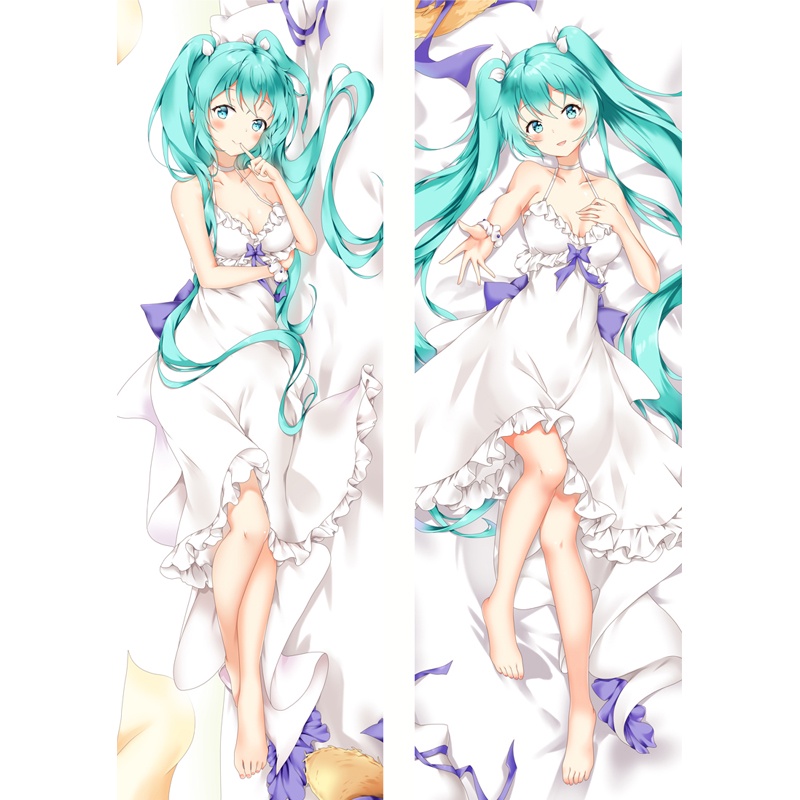 Vỏ Gối In Hình Nhân Vật Hatsune Miku 2018 150 * 50CM 50 * 150cm