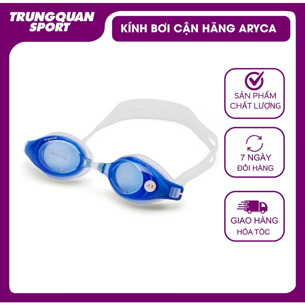 Kính Bơi Cận Thị Aryca - Có sẵn độ
