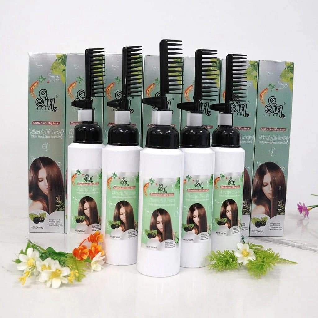 Dầu Gội Sin Hair Duỗi Thẳng Tóc Tại Nhà