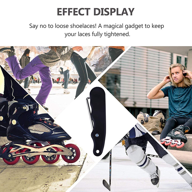 Dụng Cụ Kéo Căng Dây Giày Trượt Băng Hockey Với Móc Mở Rộng Thông Dụng