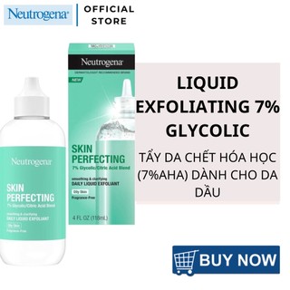 [Da Dầu] Tinh Chất Tẩy Tế Bào Da Mặt Neutrogena Skin Perfecting Daily Liquid Exfoliant - 7% Glycolic/Citric Acid (118ml)