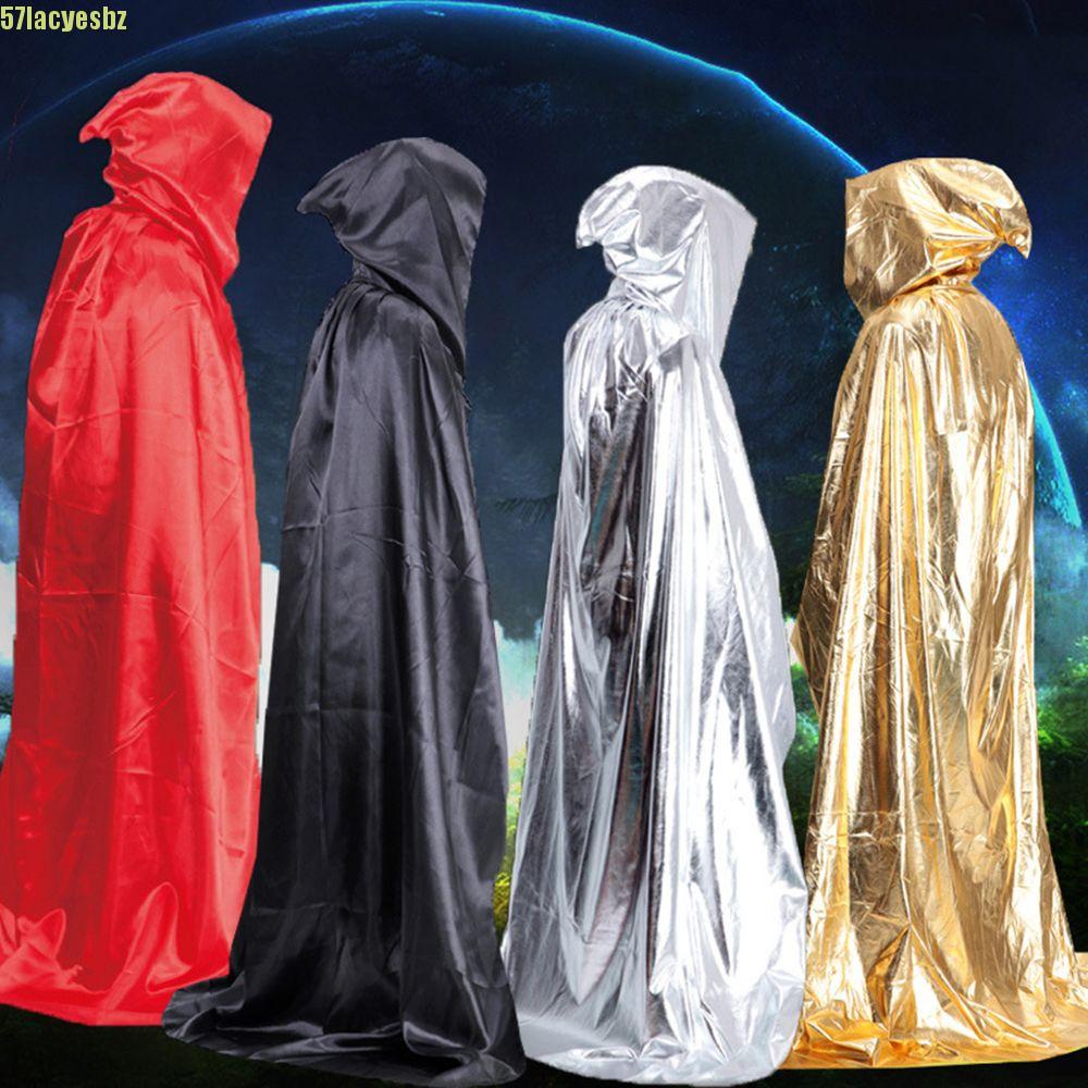 Bernardoig Grim Reaper Áo Choàng Có Mũ Trùm Đầu Đa Năng Phù Thủy Thích Hợp Đi Hộp Đêm Cho Người Lớn