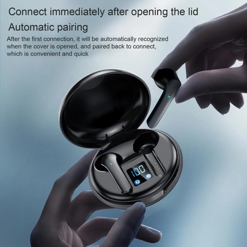 Tai Nghe Bluetooth 5.0 Không Dây Mini Chống Thấm Nước Kèm Mic JS82 TWS