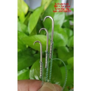 Lưỡi câu lươn tùy chọn kích cở nhỏ vừa lớn