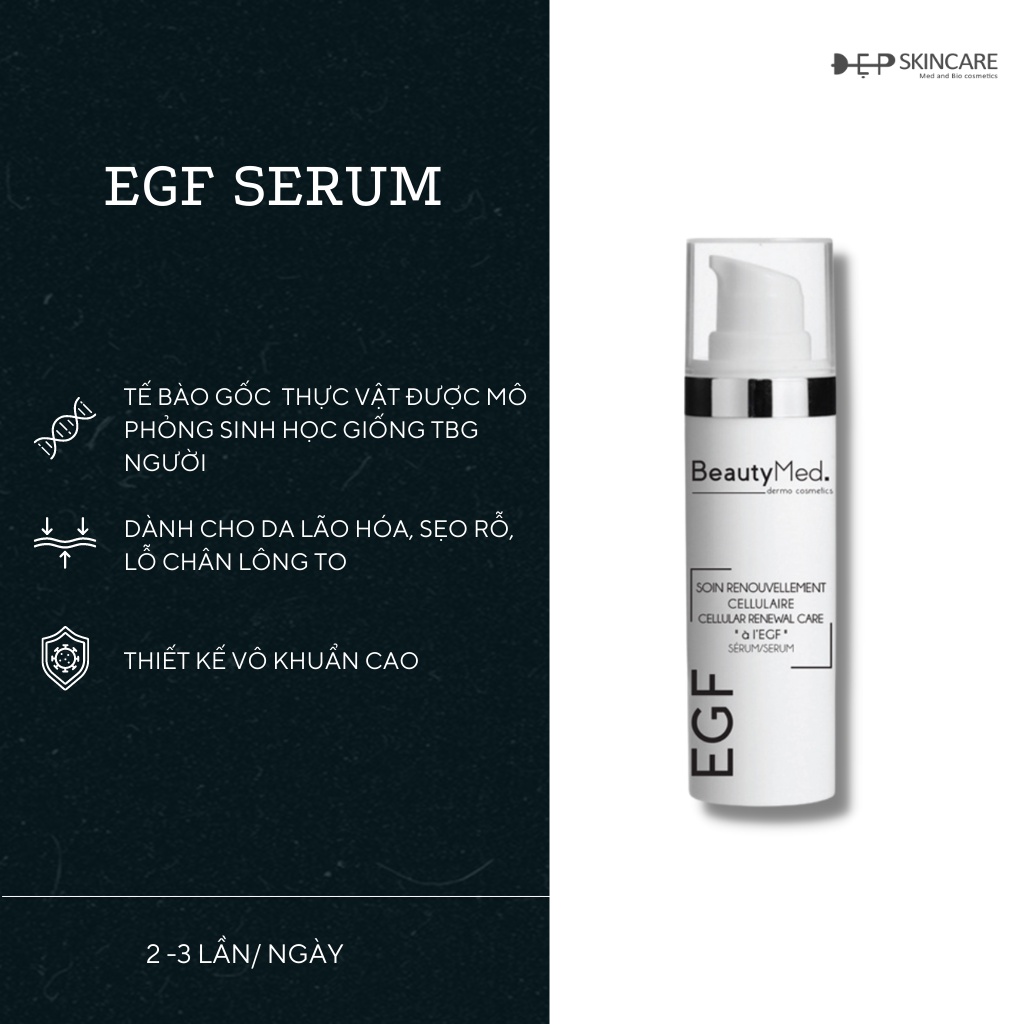 Beauty Med Tinh Chất Nuôi Dưỡng Tế Bào, Liền Sẹo EGF Serum 30ml- Shop Đẹp skincare