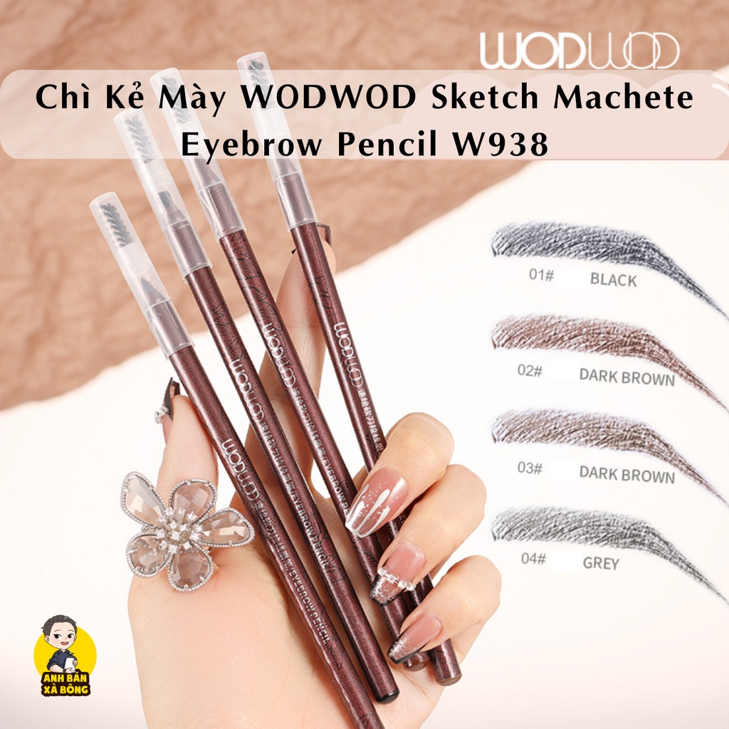 Chì Xé Kẻ Mày WODWOD Sketch Machete Eyebrow Pencil W938