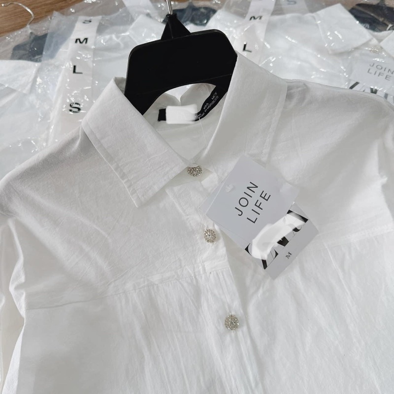 ÁO SƠ MI CÚC HÌNH HOA