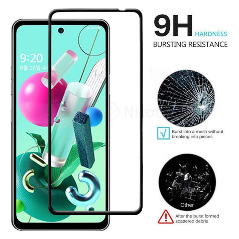 Kính Dán Cường Lực 9H Bảo Vệ Toàn Màn Hình Dành Cho LG Q92 5G
