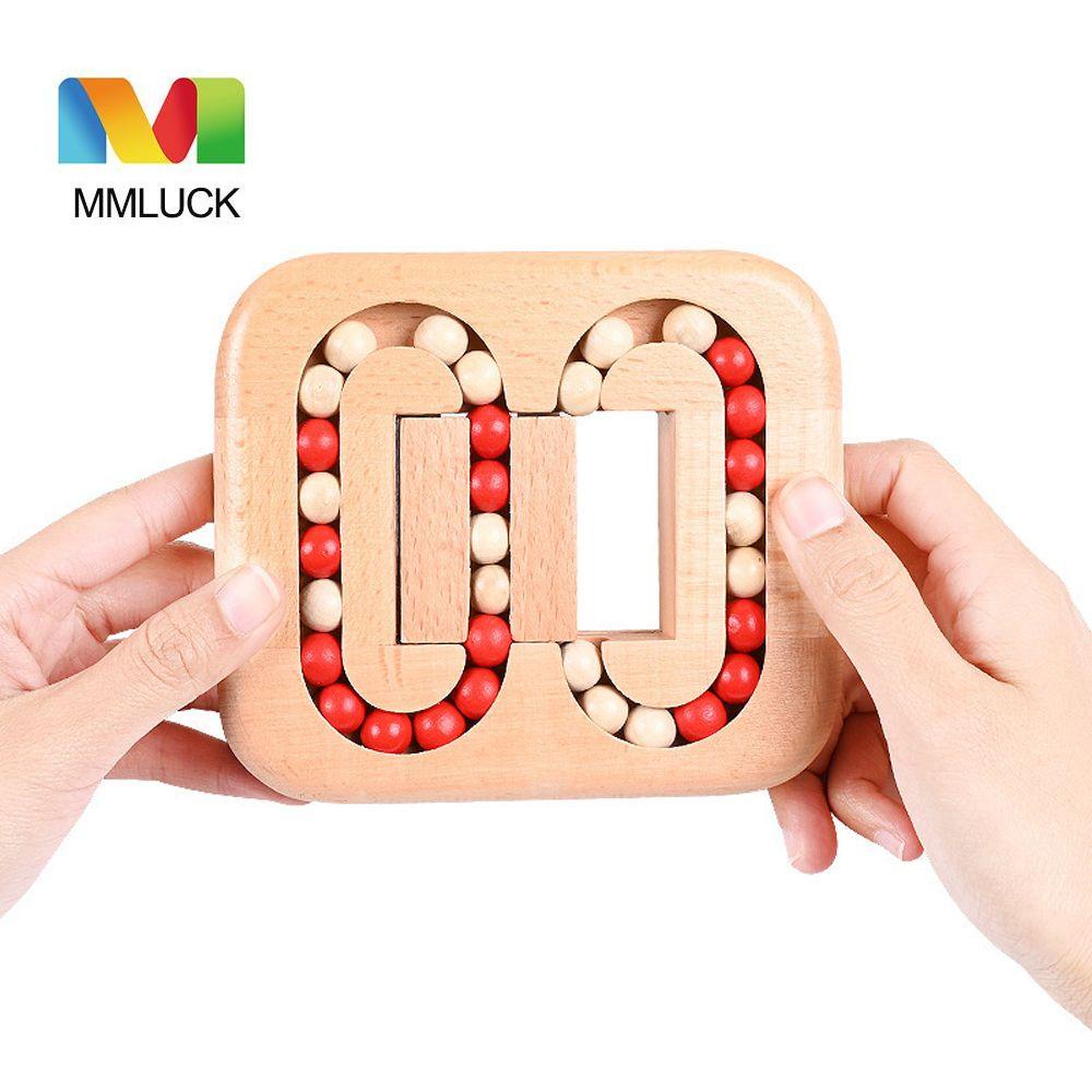 1 Hộp Đồ Chơi Khối Gỗ Cơ Học Xoay Cơ Khí Khóa Bi Phẳng Giáo Dục Cho Bé