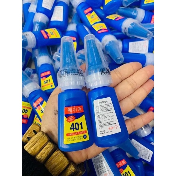 Keo 401 chính hãng , keo gắn móng giả siêu chắc 20g có bảo hành