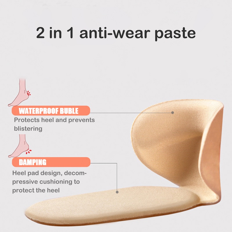 Miếng Dán Bảo Vệ Gót Chân Chống Mài Mòn Có Thể Điều Chỉnh Kích Thước