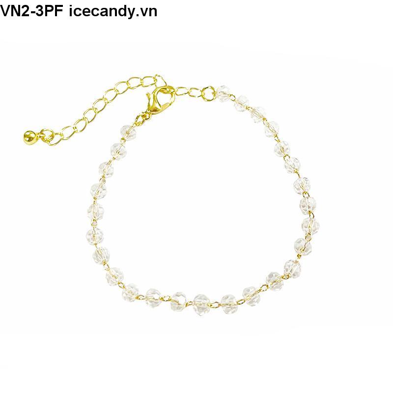 Vòng Đeo Tay Siêu Mỏng Đính Pha Lê Đơn Giản Kết Cấu Nhẹ Sang Trọng Cho Nữ