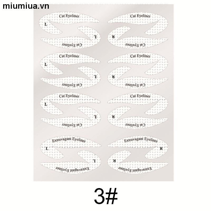 miumiuaKhuôn kẻ mắt/đánh phấn mắt an toàn tiện dụng cho nữ