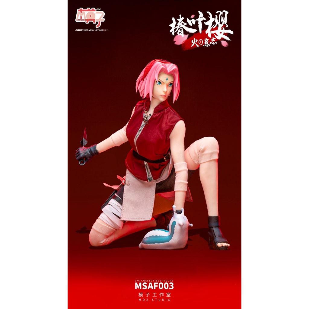 Mô hình Silicone action figure 1:6 MOZ STUDIO Haruno Sakura trong series Naruto