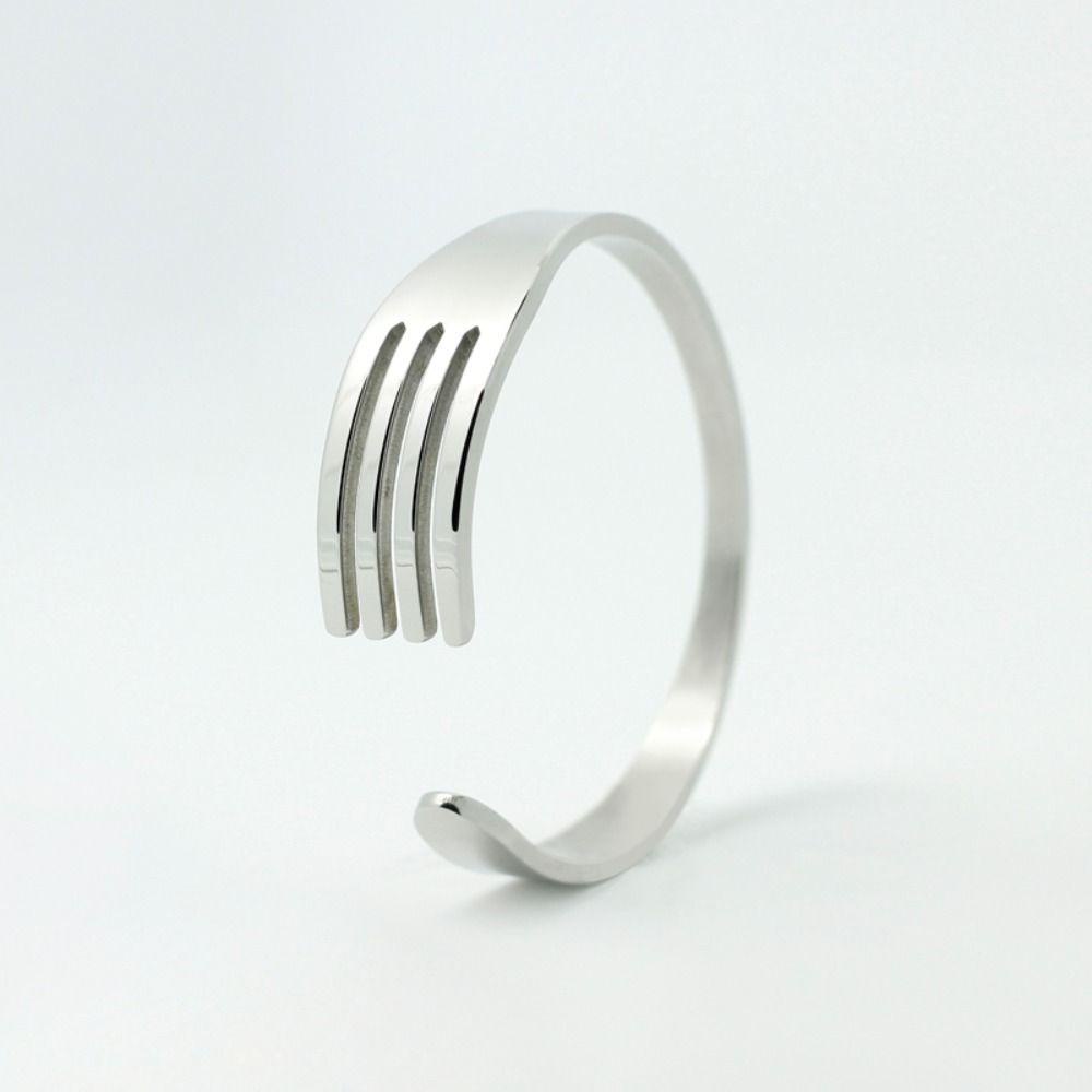 Vòng Tay Hoa Hồng Cho Nữ|Nhẫn Thép Không Gỉ Phong Cách Retro Thời Trang