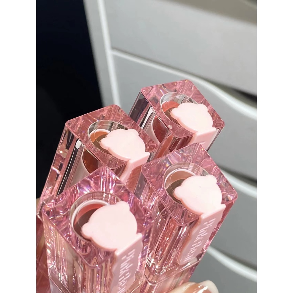 Son Thạch Dưỡng Ẩm Pink Bear son dưỡng Dành Cho Nữ